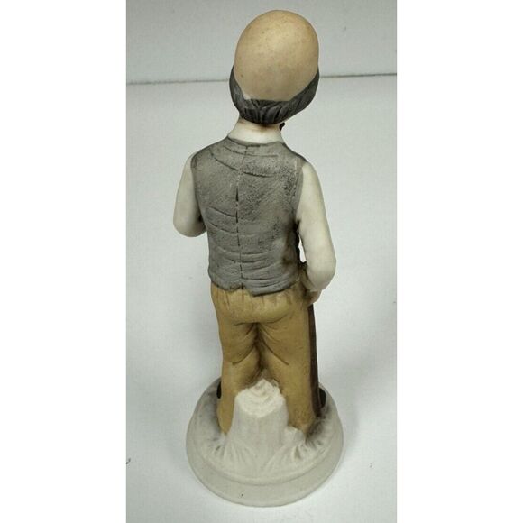 Enesco Capodimonte Style Porcelain Bald Man With Pipe‎ Japan - Picture 2 of 5